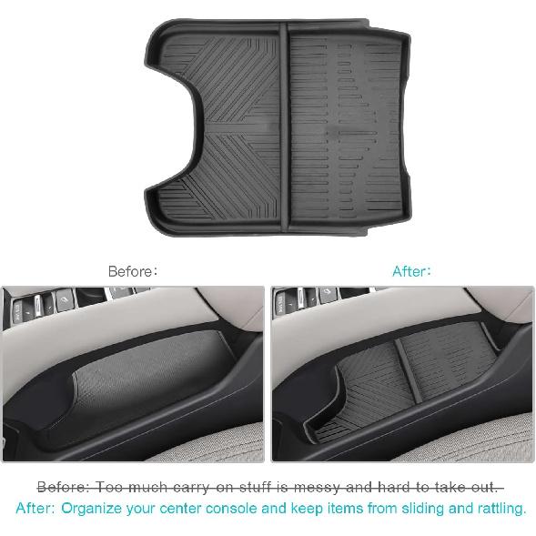CDEFG 2024 2025 2026 HR-V Center Console Organizer Tray For -2026 Honda HR-V Lower Console Tray Storage Box Floor Tray Sunglasses Holder 2025 2026