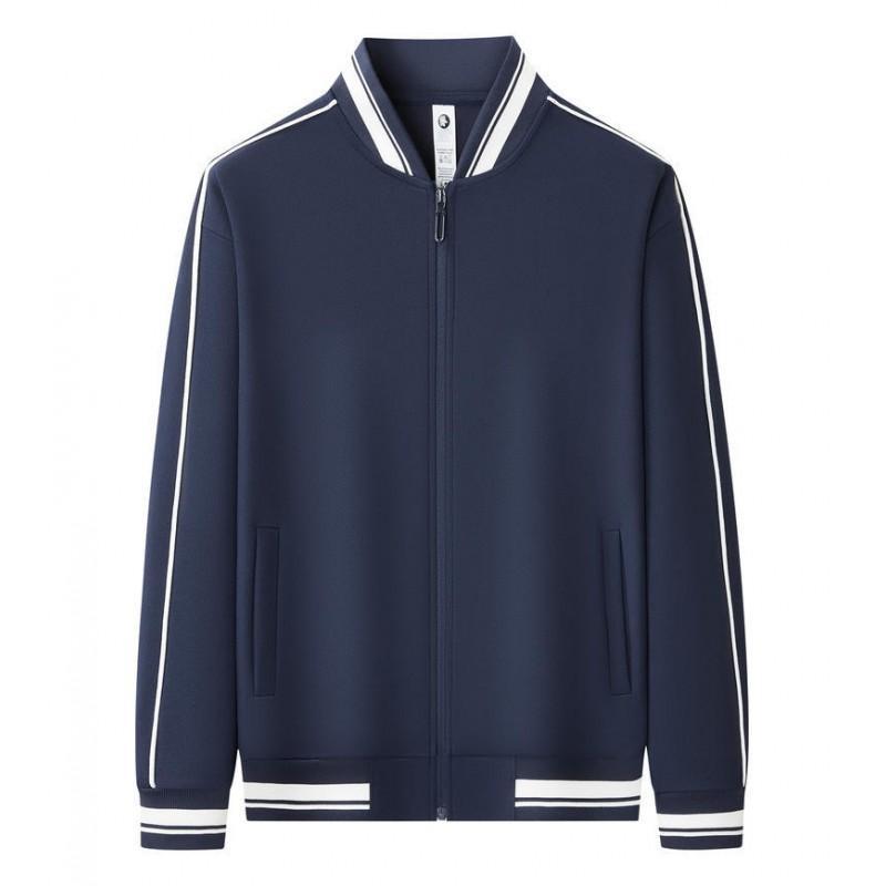 Custom Zip-Up Baseball Jacket Outdoor Activities Team Uniforms Corporate Apparel