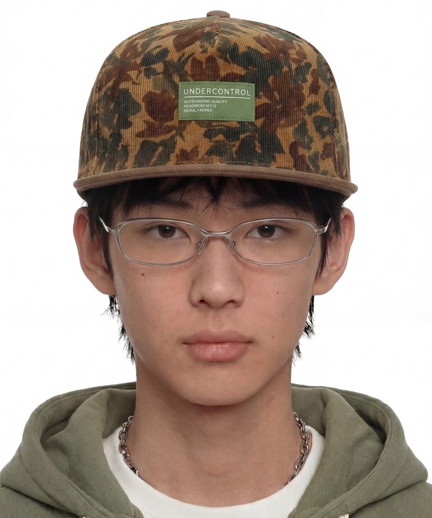 Eondeokeonteulol Ежедневная кепка-snapback с жестким козырьком Однотонная упаковка / Ткань из Японии / Пустынные опавшие листья