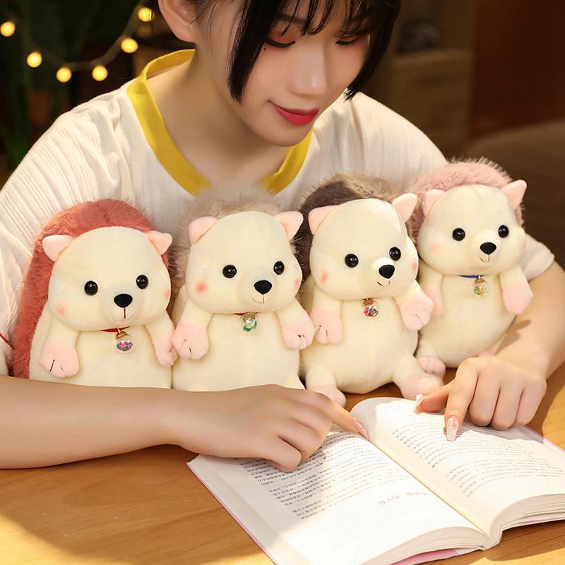 15/20cm Cute Hedgehog Plush Doll Stuffed Animal Soft Plushies Keychain Pendant Toys for Kids Girls Boys Child Home Decor