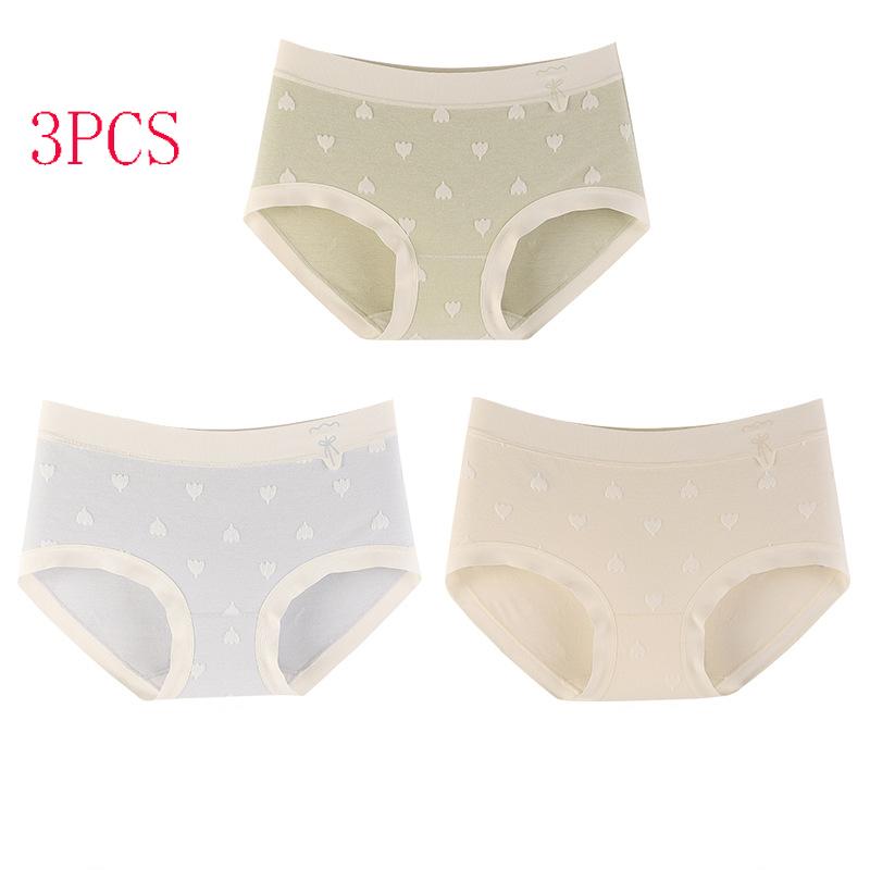 Нижнее белье Женские хлопковые антибактериальные бесшовные трусы с промежностью Нижнее белье