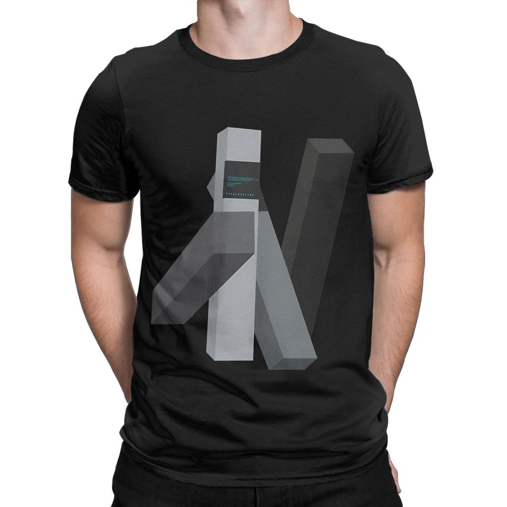 TARS Graphic 100% Cotton T-Shirt Iinterstellar Tees Tops For Men