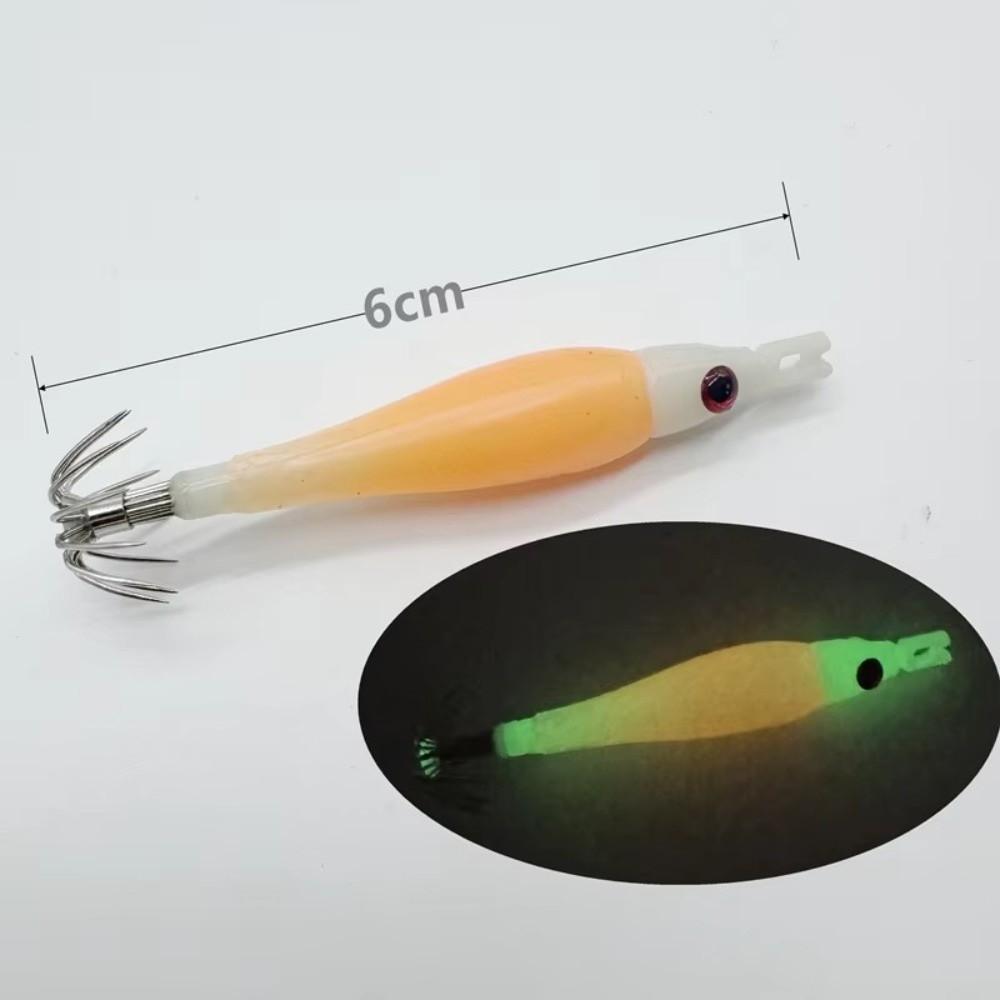 Luminous Squid Jig Silicone Cloth Wrapping Octopus Jig Lure Jigging Lure Sea Fishing