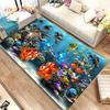 3D коврик для морского дна, подводный мир, дельфин, черепаха, коврик для гостиной, спальни, дивана, коврик, детский нескользящий напольный коврик