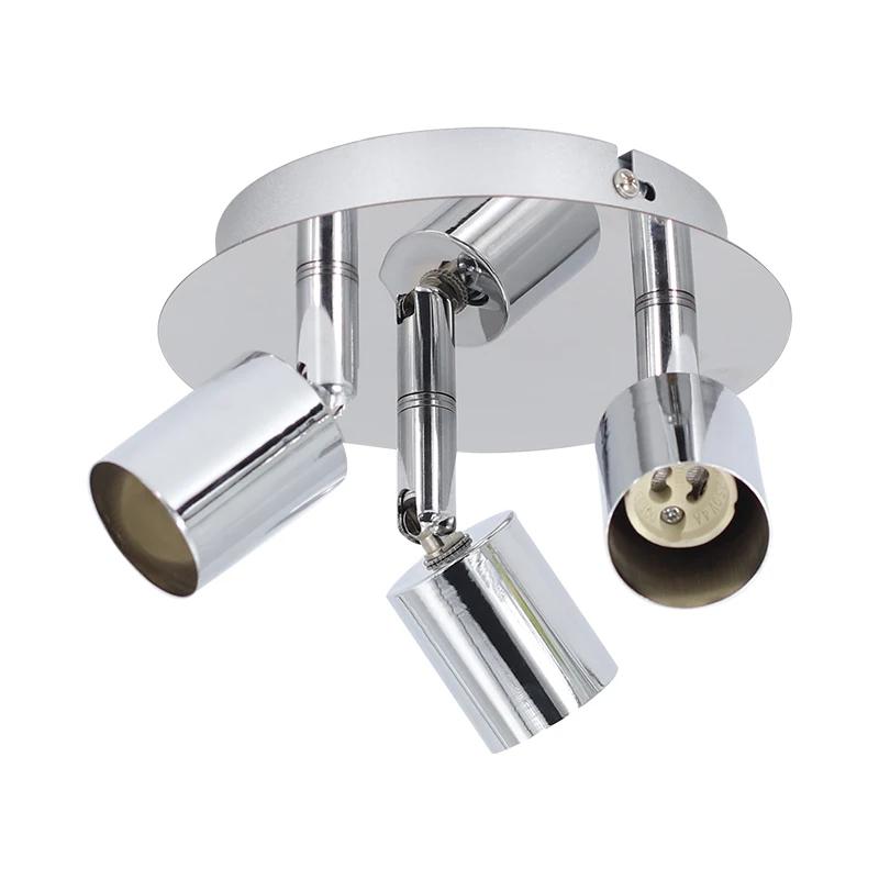 Поворотный светодиодный потолочный светильник с регулируемым углом наклона, многоточечные светильники для гостиной, фоновое выставочное точечное освещение