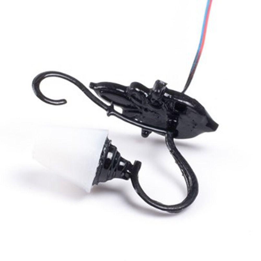 1.5*2.3cm White/Warm Light Model 3V Sand Table Chandelier New Dollhouse Wall Lamp