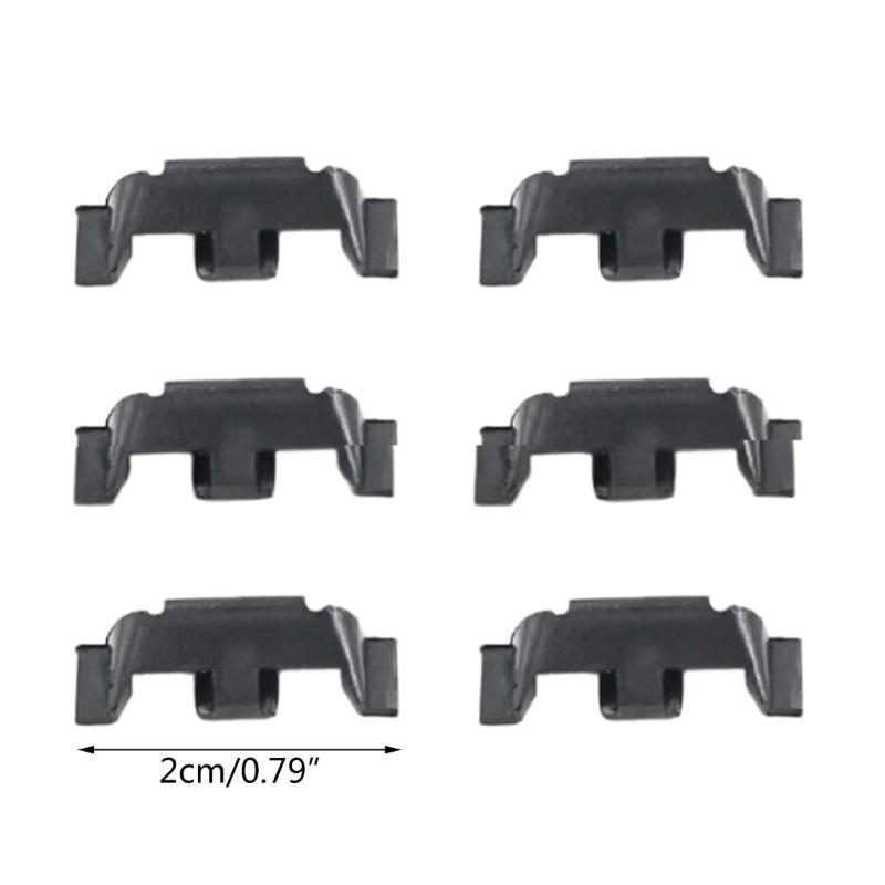 6 шт. для R55 R56 F54 F55 F56 F60 51132752145 Рамка фары автомобиля Яркие полосы Зажим Крепеж Фиксированный зажим Пряжка