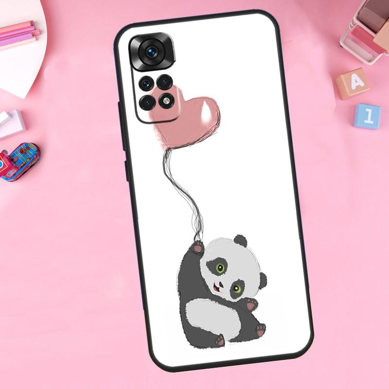 Cartoon Panda For Xiaomi Redmi Note 14 10 11 12 13 15 Pro Plus Phone Case For Redmi 15C 14C 10C 12C 13C 15