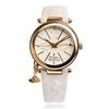 Vivienne Westwood Ladies' Gold Plated Orb Strap Watch VV006WHWH WHITE NEW
