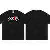 Футболка с коротким рукавом Skrillex, топ 100 Dj Clothing Around VAC Electric Syllabic Trampoline, модная повседневная мужская и женская футболка