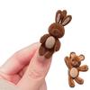 Sweet Style Cartoon Bear Hairpin Cute Design Hair Accessories Hair Ornament Side Hair Clip