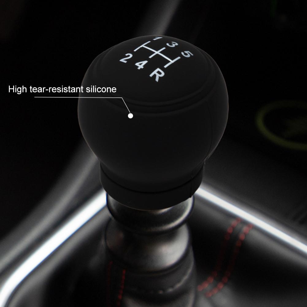 NEW Universal Gear Shift Knob Silicone Cover Gear Rod Protect Case Dustproof WaterProof Lever Handle Skin Nonslip Manual Shifter