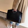 Computer Bag for Women, New Trendy and Foreign Style, Large-capacity Work Commuter Bag, Going Out, Carrying Notes, Official Documents, Women's Bag