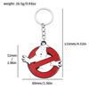 Ghostbusters Red Keychain Death Squads Keyring Unisex Jewelry Chaveiro for Women And Men