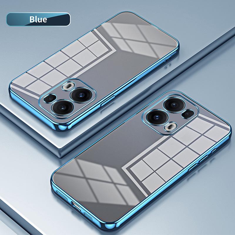 Подходит для OPPO Reno15Pro гальванизированный чехол для телефона с блестками Reno14Pro прозрачный Reno13 защитный чехол