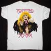 TWISTED SISTER STAY HUNGRY TOUR Хлопковая Белая Футболка Унисекс Все Размеры DI159 Футболка Унисекс