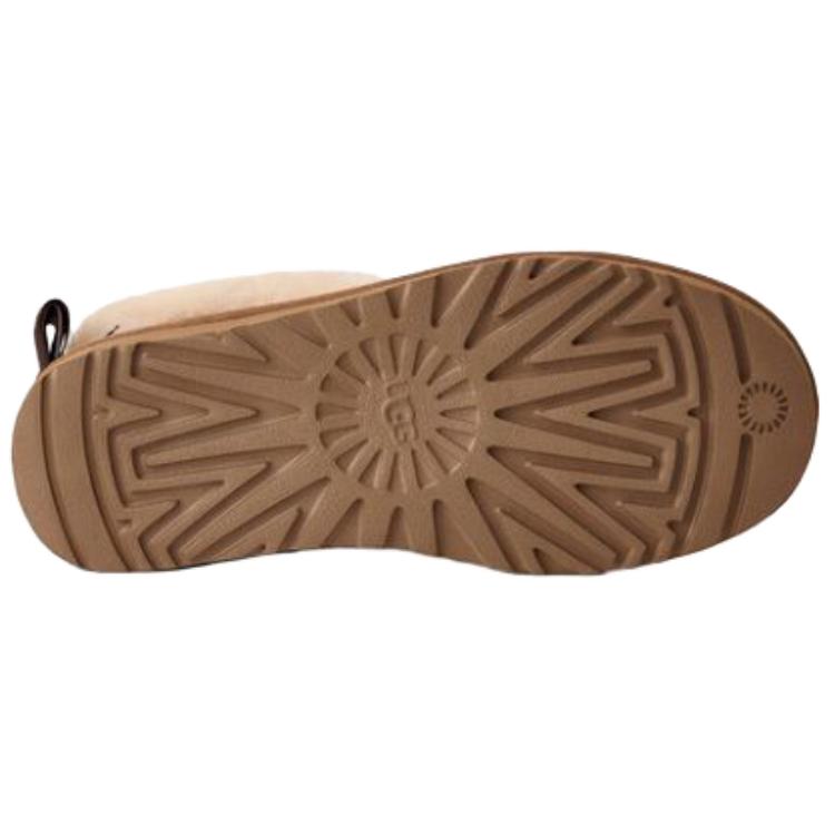 UGG Классические угги Bailey из овчины, теплые, универсальные, повседневные, зимние сапоги, женские, каштановые 1178790-CHE
