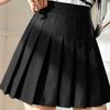 Women Pleated Skirts Summer High Waist Zipper Girls Dancing JK Mini Skirts Black Fashion Student A Line Faldas