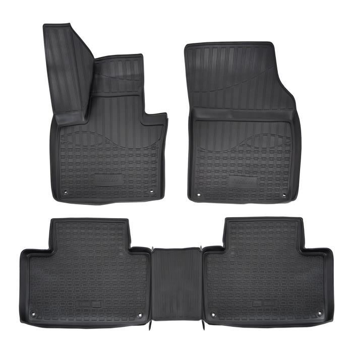 Tapis De Sol En Caoutchouc TPE - NORM Liners - Volvo XC90 - Antidérapant - Résistant - Facile à nettoyer