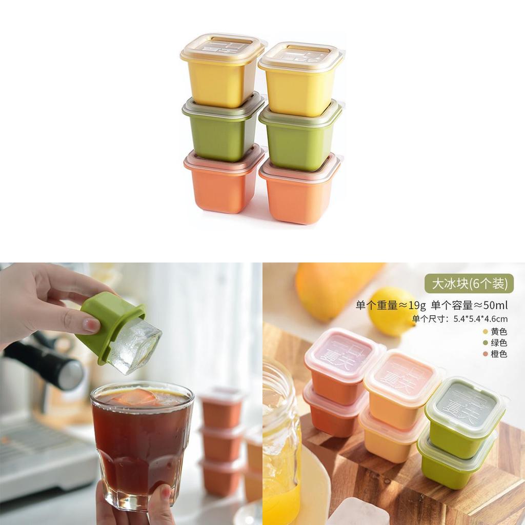 Форма для кубиков льда Контейнер для хранения продуктов с легким извлечением Для домашнего использования