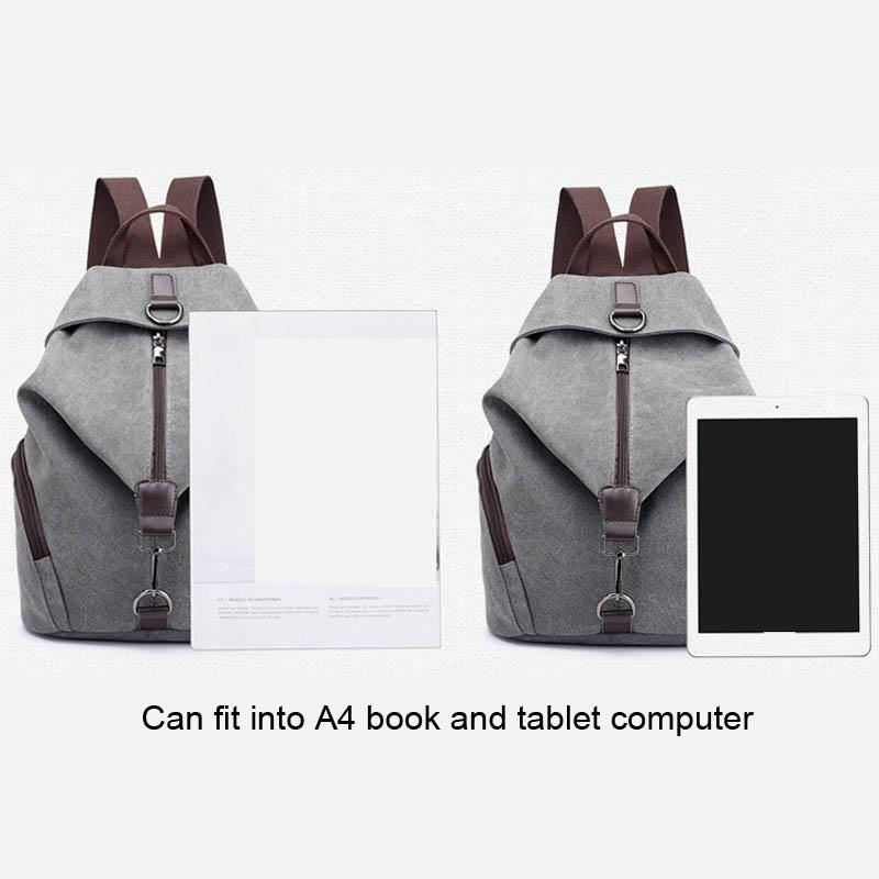 Рюкзак из холста, женская сумка в стиле ретро, ​​повседневная мода, корейский рюкзак для отдыха в студенческом стиле, осенне-зимний дорожный рюкзак, студенческий рюкзак большой емкости