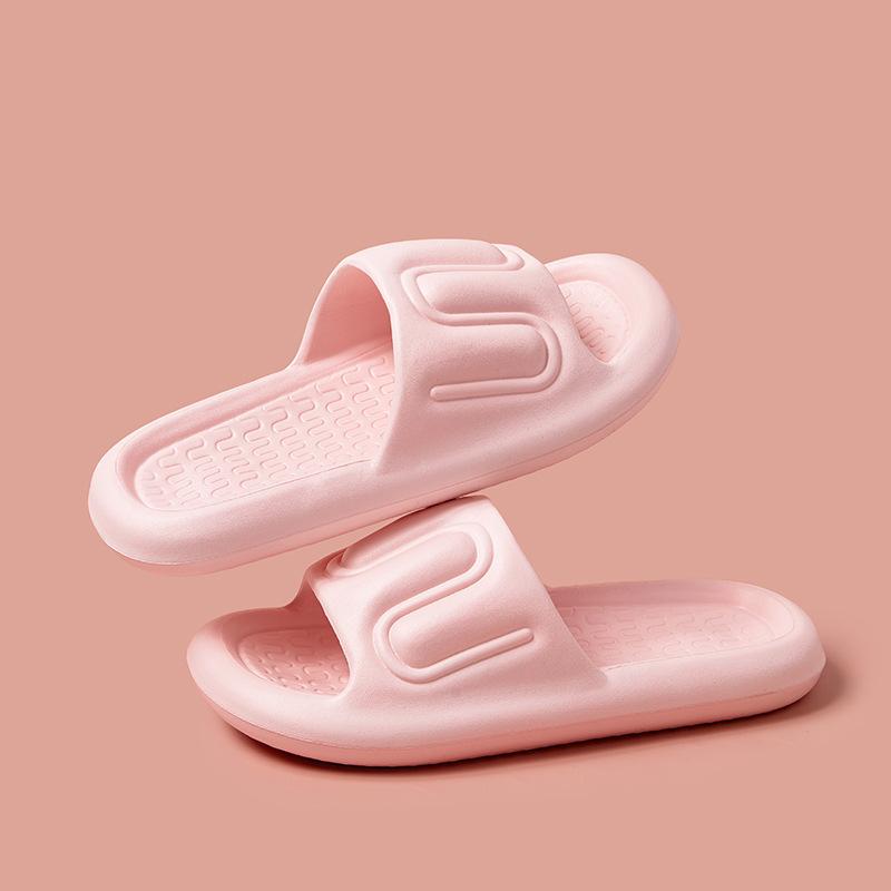 Летние Нескользящие Домашние тапочки Повседневные Милые женские тапочки Удобные Мягкая подошва ЭВА Тапочки для ванной Комнатные тапочки для пар