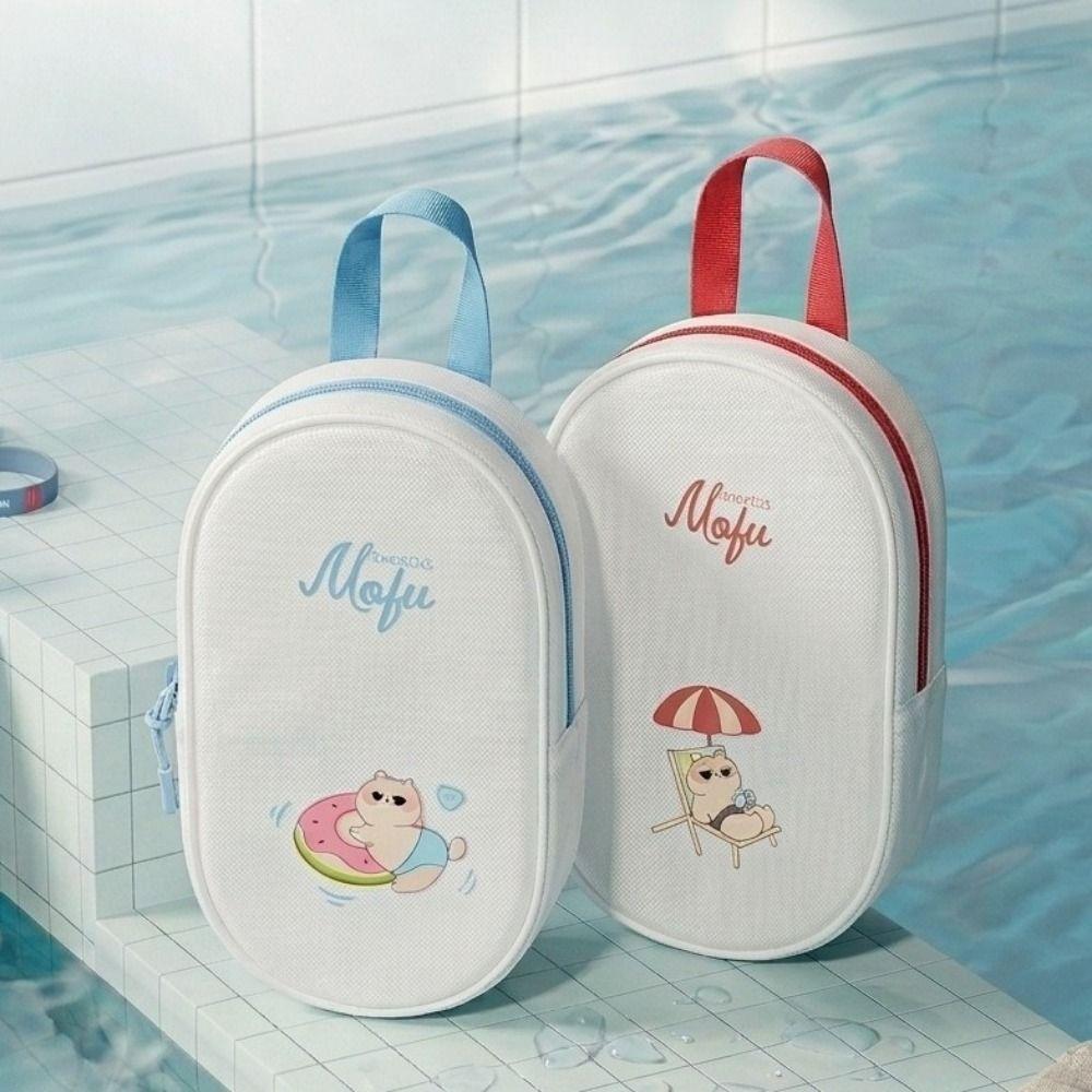 Handheld EVA Swimming Bag Waterproof Sports Beach Bag Cartoon Pattern Gym Dry Bag Women