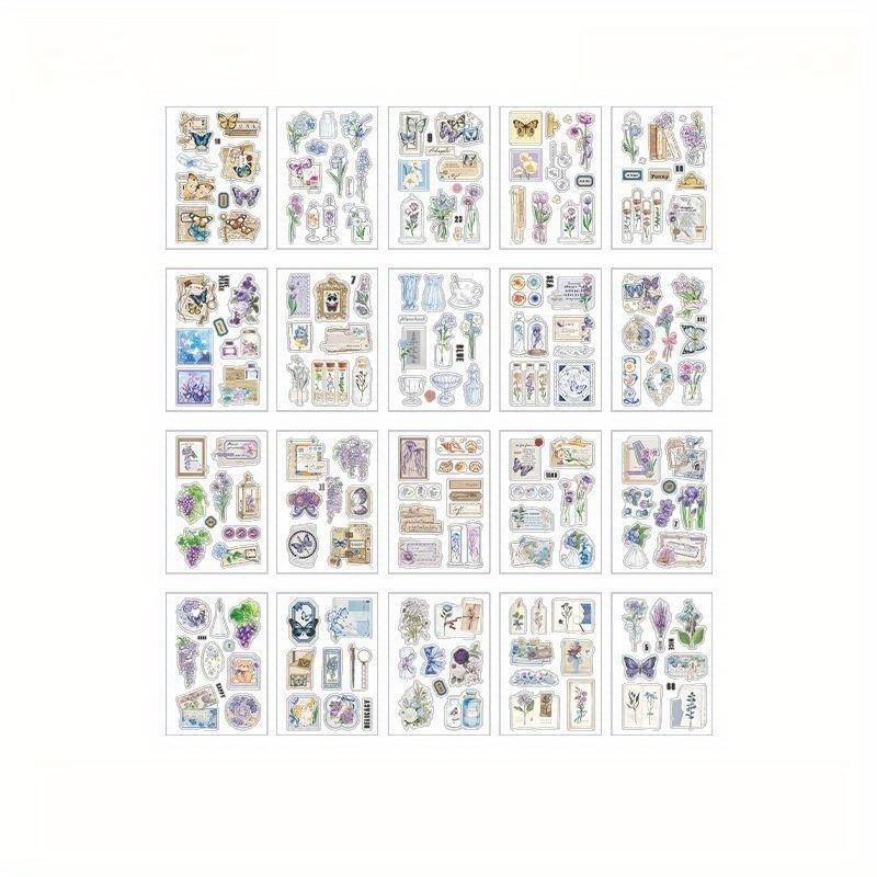 1 шт. серия «Старые мечты, новая любовь» наклейки-материалы для украшения блокнота с растениями, материал для блокнота, картон