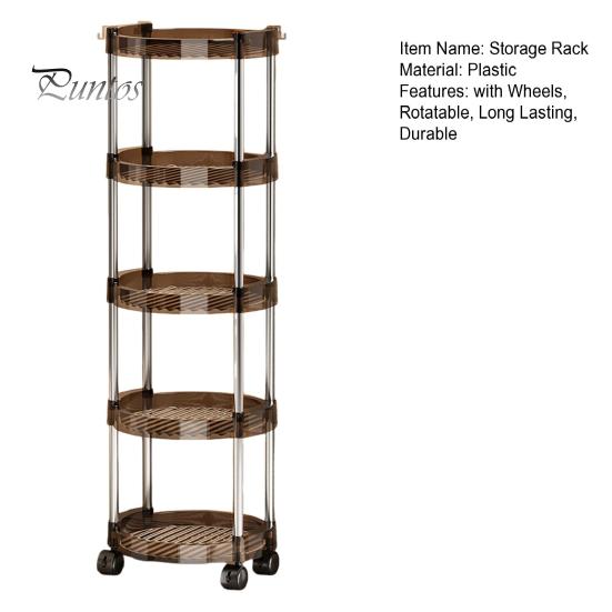 Стеллаж для хранения вещей, многоуровневая тележка с вращающимися на 360 градусов колесами, прочный несущий органайзер для косметики в ванной, полка большой емкости