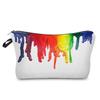 Женская косметичка с принтом краски, органайзер для туалетных принадлежностей, дорожный кейс для хранения 6683