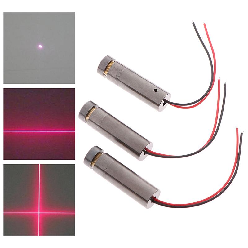 650Nm 5Mw Красная точка/линия/крестовая головка модуля лазерного модуля Стеклянная линза с возможностью фокусировки