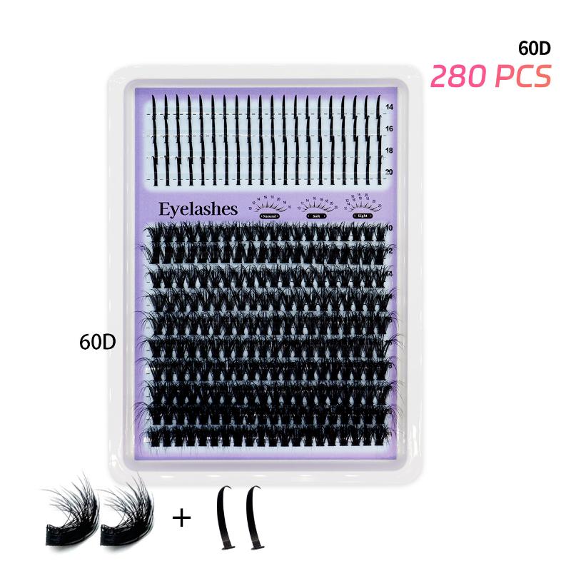 14 Rows Lash Clusters Spikes Eyelash Extensions Spiky Lashes Extension Thick Individual Cluster Lashes With Spikes Bottom Lashes