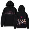 2026 Горячая Распродажа Kpop Blackpink Винтажная Повседневная Толстовка с Принтом Мужская Женская Повседневная Харадзюку Хип-Хоп Панк Оверсайз Толстовка Дышащая и Удобная Одежда