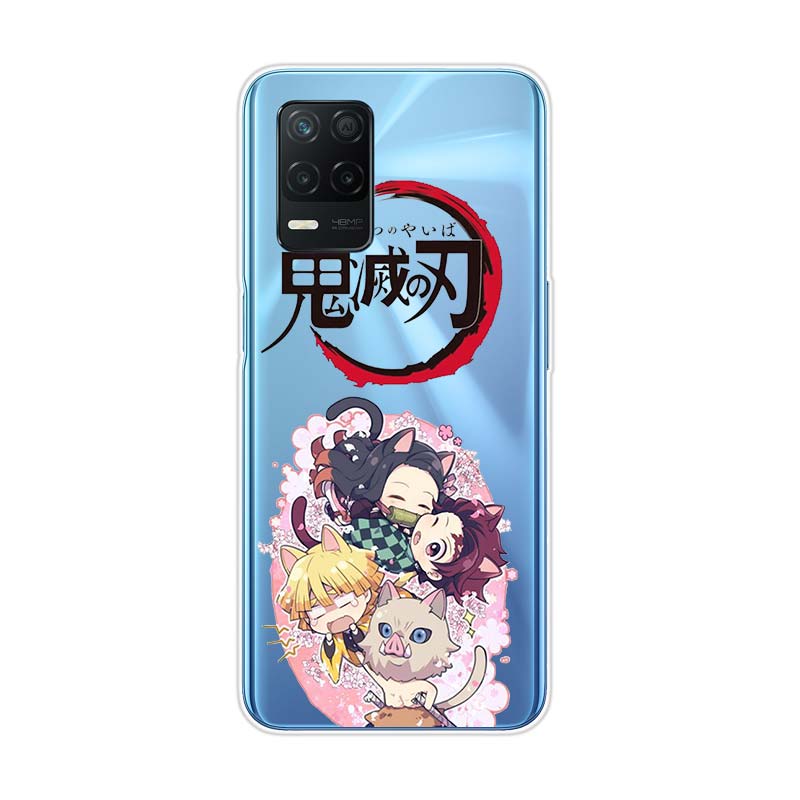 Крутой чехол Kimetsu No Yaiba для Realme 8 8i V3 V5 GT Neo Flash Edition Explorer Master Neo2 Narzo 30 50i 50A C21Y