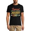 Men's T-Shirt Legend Since January 1984 - Funny 37th Birthday Gift Tee Shirt