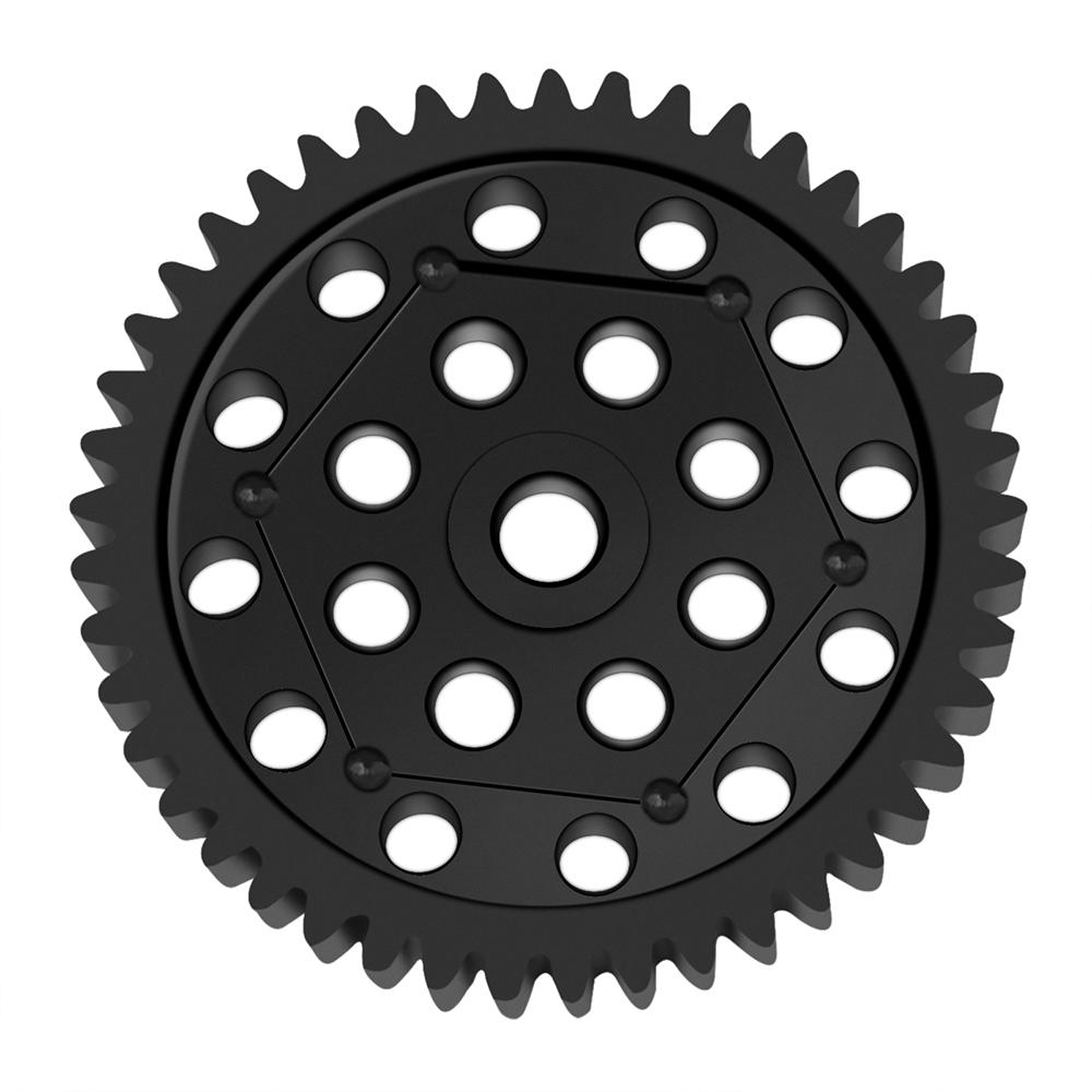 YEAHRUN 40CR Steel Transmission Gear 0.8M 39T 45T Gearbox Gears for 1/10 TRX4 TRX6 All Series RC Model Car Parts