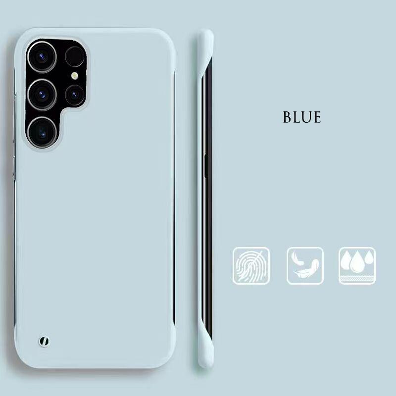 INS Простой однотонный чехол для Samsung Galaxy S21 S20 Ultra Plus FE Note 20, матовый чехол из прочного ПК с защитой от отпечатков пальцев