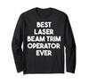Лучший оператор лазерной отделки с длинным рукавом. Футболка