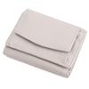 Fancywonderland Wallet Mini Wallet Genuine Leather Coin Purse Card Case Skimming Prevention Ladies Men's (off White)