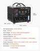 Voltage Auto Converter Transformer, 3000VA, Heavy Duty Step Up/Down Power Transformer, 110V to 220V and 220V to 110V, with 3 US Outlets, 3 EU Outlets,