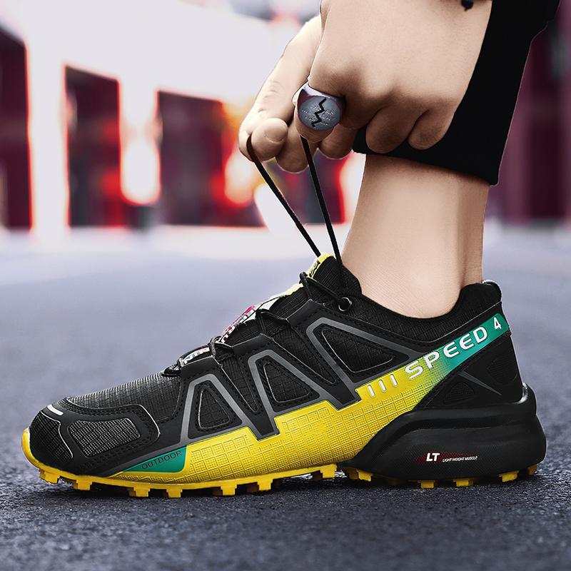 Men's High Quality Anti-Slip Wear Resistant Large Size Men's Outdoor Waterproof Hiking Shoes