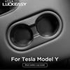 Для Tesla Model Y Juniper/Launch 2026 Автомобильный подстаканник Подстаканник для стакана с водой во втором ряду Кейс для хранения напитков Аксессуары для интерьера