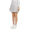 J.Lindeberg Side Zipper All Over Logo Print Pleated Casual Skirt Women skirts White GWSD07825-A035