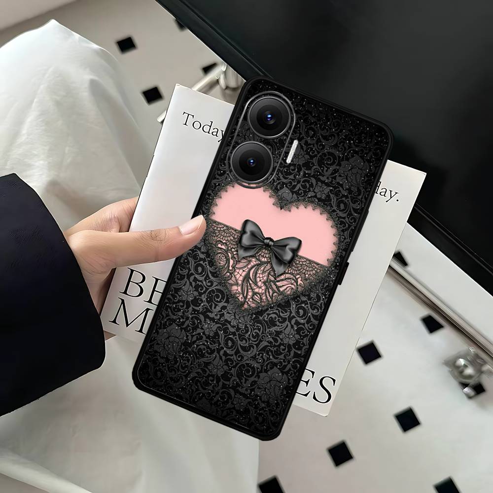Чехол для телефона в кружевном стиле для крутой девушки для Xiaomi Mi 5X 8 9 10 11 12 Lite Pro 10T PocoX3pro PocoM3 Note 10 Pro Lite