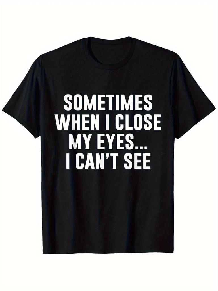 Funny Graphic Print T-Shirt Casual Humor Meme Streetwear Unisex Style Tee