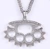 Hip Hop Ice Out Dollar Money Bag Necklace Shiny Cubic Zirconia Wallet Pendant for Men Women Hip Hop Rock Rap Cool Jewelry