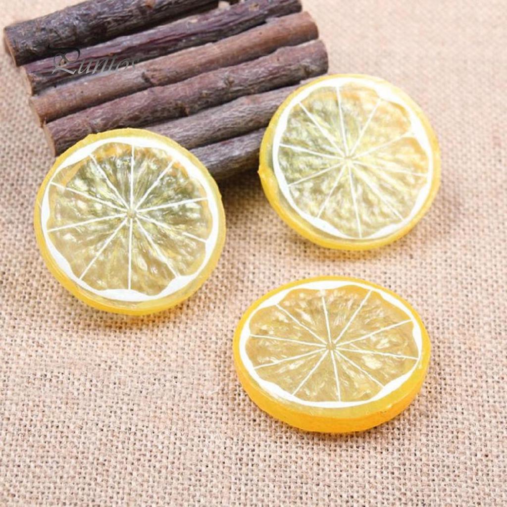 Поддельные ломтики фруктов, для декора