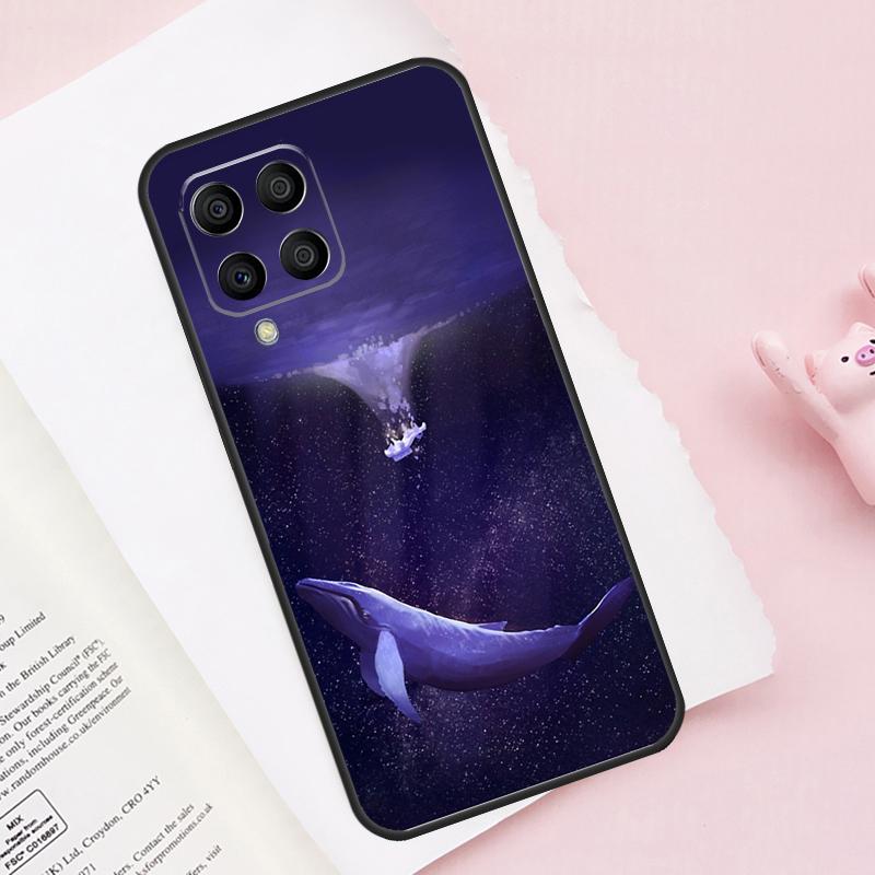 Чехол Морской Кит Нарвал Для Samsung Galaxy M52 M32 M12 M13 M53 M51 M31 M11 M14 M34 M54 M16 M36 M56 M15 M35 M55