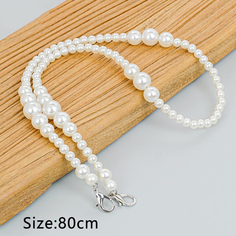 1 шт. жемчужный ремешок для кошелька металлическая короткая ручка сменная цепочка для сумки жемчужная цепочка для сумки аксессуары для кошелька своими руками