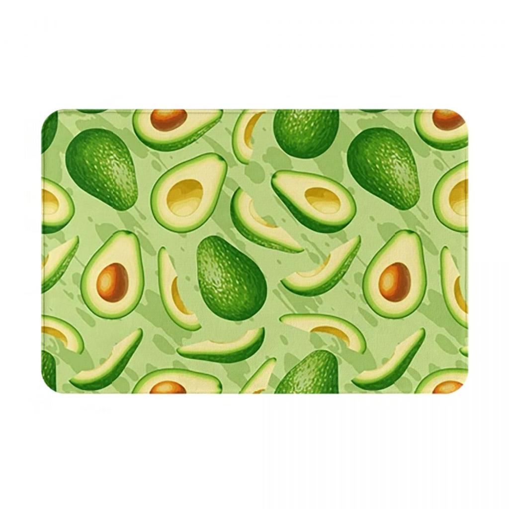 Avocado Anti-slip Doormat Floor Mat Antiwear Carpet Rug for Kitchen Entrance Home Balcony Footpad Mats